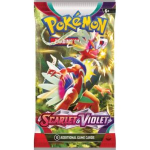 Pokemon TCG Scarlet Fiolet Booster Wrap Koraidon EN 559X1024 500X