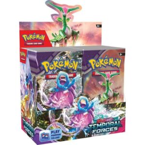 Pokemon TCG Scarlet Fiolet Temporal Forces Booster Wyświetlacz EN 754X1024 500X