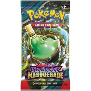 Pokemon TCG Scarlet Violet Twilight Masquerade Booster Wrap Matcha EN 559X1024 500X
