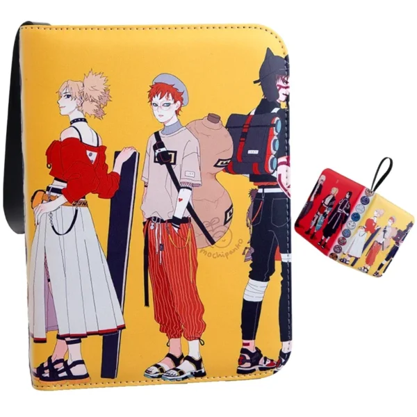 kf S0df1aceacc984a9e85cd6ab39c85a9f5u Naruto Card Storage Binder 50 Pages Jiugongge Sasuke Sakura Kakashi Tsunade Naruto Special Collection Book Folder