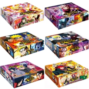 kf S17d7ed502d1d4fff8416366d96165430g New Naruto Card 10th Collector s Edition Uchiha Sasuke Cards Bronzing SR Card PR Flash Cards