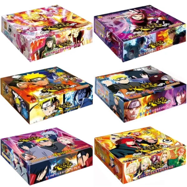 kf S17d7ed502d1d4fff8416366d96165430g New Naruto Card 10th Collector s Edition Uchiha Sasuke Cards Bronzing SR Card PR Flash Cards