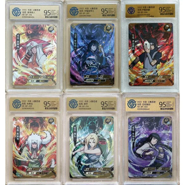 kf S1b83070368fe491fbc50ced8a14a6e08J Naruto Cards Rare BP Cards 9 5 Graded Card Rating Card Uchiha Obito Deidara Senju Hashirama