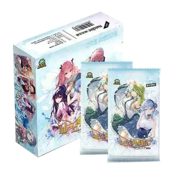 kf S1f47569be60e4a459ae3728aee08bfb2k New Goddess Story Card Fufeng Chapter Colorful FlashCard Anime Character Collection Card Games Toys Child Gifts