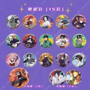 kf S27fd31ddcc344a9db710c7d5333ece48Y KAYOU Genuine Naruto Card Konoha Dawn Badge Series 20th Anniversary Uzumaki Naruto Minato Baji Box