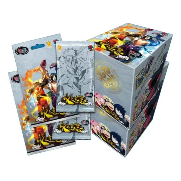 kf S2a80ce5490204fc7b7f3021eb864e4b5w New Naruto Card Will of Fire Deluxe Collection Edition Card Naruto Sasuke Anime Character TCG Board