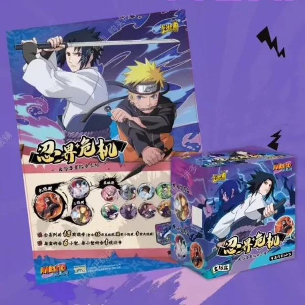 kf S38ae6d063917419a8a74b4f1d15723fd0 KAYOU Genuine Naruto Card Konoha Dawn Badge Series 20th Anniversary Uzumaki Naruto Minato Baji Box