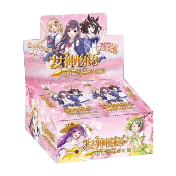 kf S3b7ec61672f349f7837e4b05bf542ad2W New Goddess Story Card Fufeng Chapter Colorful FlashCard Anime Character Collection Card Games Toys Child Gifts
