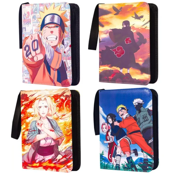 kf S3d691f3fa4bc43f5b99a07b16d7b8724y Naruto Card Storage Binder 50 Pages Jiugongge Sasuke Sakura Kakashi Tsunade Naruto Special Collection Book Folder