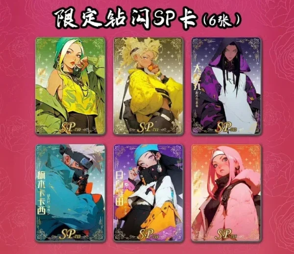 kf S42e5242ecceb4239ae6c170f4416e60cg Naruto Card Will of Fire Deluxe Collection Edition Card Naruto Sakura Sasuke Anime Character TCG Board
