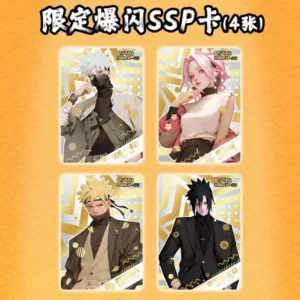 kf S66b5c61f9d874d839e3861b0068af697A New Naruto Card Dazzling Collector s Edition Rare Flash SSP Card Brick Flash Naruto Sasuke Collector