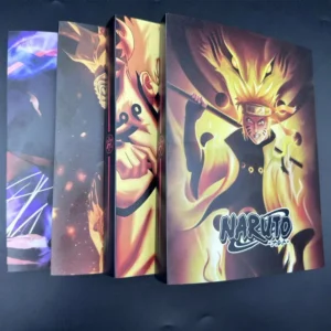 kf S7a140f6881f44a8291ff7c97ea06c510O Naruto Card Card Book Uzumaki Naruto Uchiha Itachi Kyubi Anime Character Collection Book Storage Set Collection