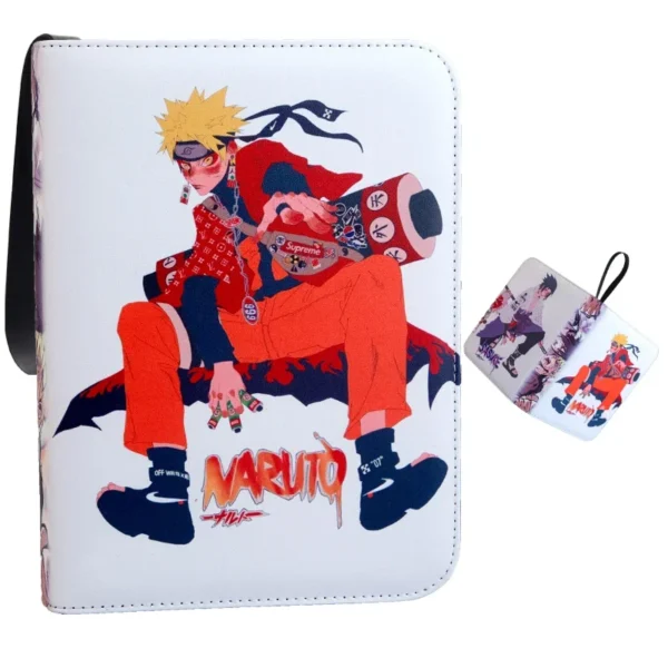 kf Sa8aa918937d64c29b76c216eef752c582 Naruto Card Storage Binder 50 Pages Jiugongge Sasuke Sakura Kakashi Tsunade Naruto Special Collection Book Folder