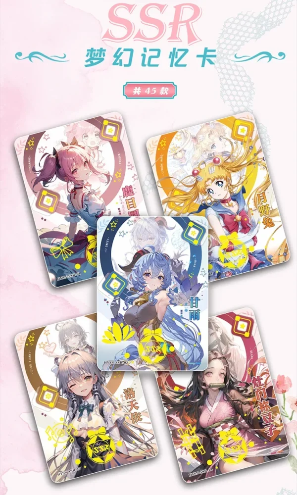 kf Sa94956527269443c91a9e2e036841d5eM Goddess Story Card Flower Girl Flower God Chapter Cards Girl Cards Ganyu Ram Animation Collection Card
