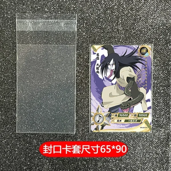 kf Sadf482c66d9f4641b1b7ecbe1ba5a1e6l Naruto Card Card Film Protective Film Cards Sleeve Cards Bag Opening Seal Plastic Sleeve Protective Sleeve