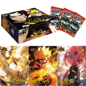 kf Sae5ee4eea4a449d4b6ffc1de93aa963cD New Naruto Card Dazzling Collector s Edition Rare Flash SSP Card Brick Flash Naruto Sasuke Collector