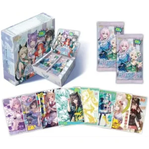 kf Sb73b1026bdd544f9ad88f6adccafabd7Q Goddess Story Card Flower Girl Flower God Chapter Cards Girl Cards Ganyu Ram Animation Collection Card