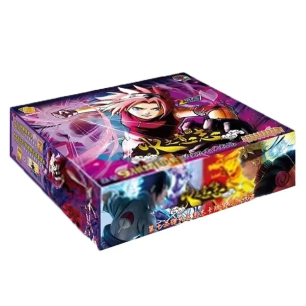 kf Sb84f63f6ca9045b38208128f6c7455d7I New Naruto Card 10th Collector s Edition Uchiha Sasuke Cards Bronzing SR Card PR Flash Cards