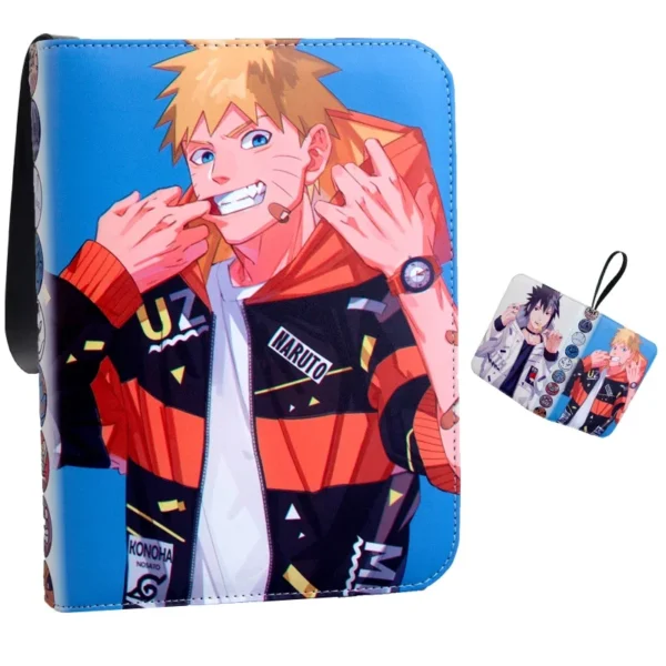 kf Sbdb9c342db014ad8bcd9421bf31cd528a Naruto Card Storage Binder 50 Pages Jiugongge Sasuke Sakura Kakashi Tsunade Naruto Special Collection Book Folder