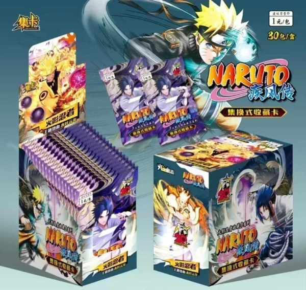 kf Sc93880ccbaa24c4cb229e960abff1551K Naruto Card Will of Fire Sasuke Sakura Kakashi Rare Popular Anime Character Collectible Cards Toy Gifts