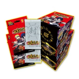 kf Scd3a60e3f1404f2d849a1b3feec50dd3w New Naruto Card Will of Fire Deluxe Collection Edition Card Naruto Sasuke Anime Character TCG Board