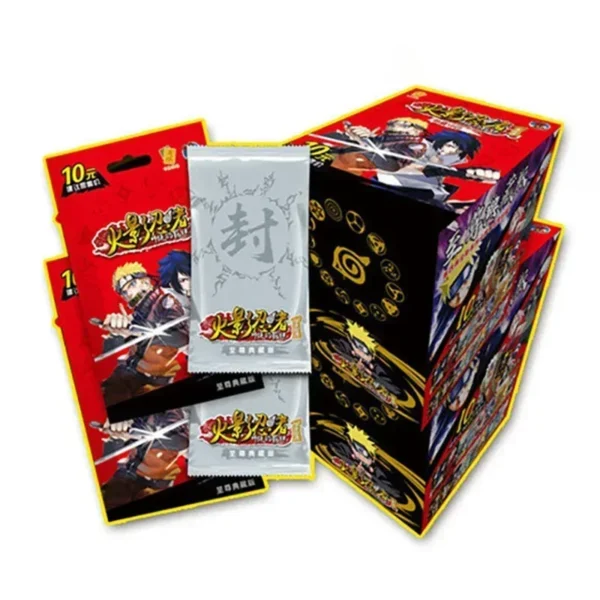 kf Scd3a60e3f1404f2d849a1b3feec50dd3w New Naruto Card Will of Fire Deluxe Collection Edition Card Naruto Sasuke Anime Character TCG Board