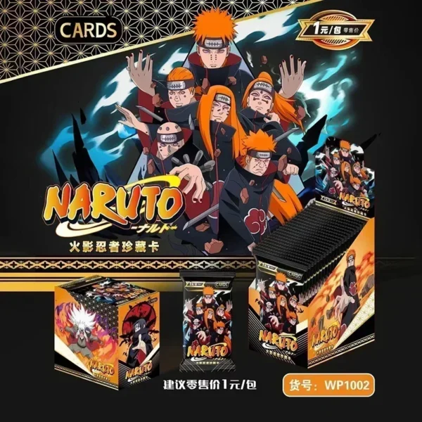 kf Scf4c98d380a74464931066cf396ef963w Naruto Card Rare Hot Stamping Collection Thick Card Alloy Inlaid Card Anime Peripherals Collection Card Toy