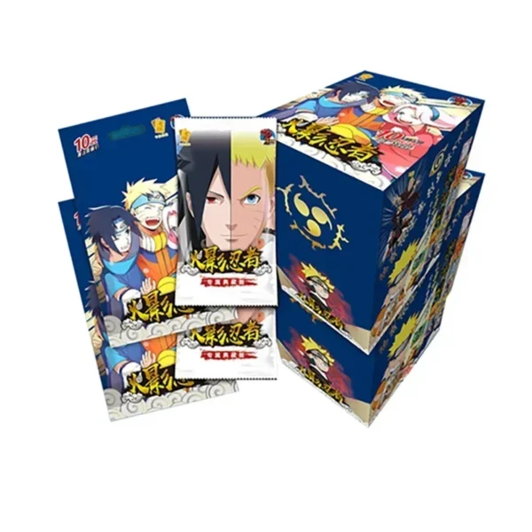 kf Sd3ea335997a84a8e896c682a503cd6145 New Naruto Card Will of Fire Deluxe Collection Edition Card Naruto Sasuke Anime Character TCG Board