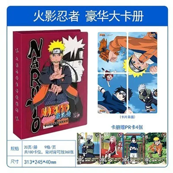 kf Sdd2adedaffcd43429b6fc5cf5b5b140fB KAYOU Genuine Naruto Card Book Collection Card Folder Card Book