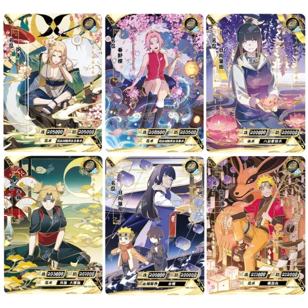 kf Sf966bb6aa6984430b7c61606203ce2eeo KAYOU Naruto Card CR Card 9 5 Graded Cards Rating Cards Rare Tsunade Haruno Sakura Temari