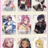kf Sfdccc3dee9d144d29a85e07ec98fff6e9 New Goddess Story Card Qingzhi Chapter Exquisite Painting Style Flash Card Anime Character Collection Card Toys