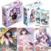 kf Sfebc8cfa52b6451e9f94c990bae7fa7dz New Goddess Story Card Qingzhi Chapter Exquisite Painting Style Flash Card Anime Character Collection Card Toys
